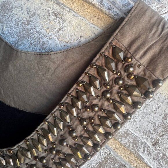 Midnight Velvet Sleeveless Multicolor Embellished V-Neck Tunic Dress Size 1X - Picture 7 of 8